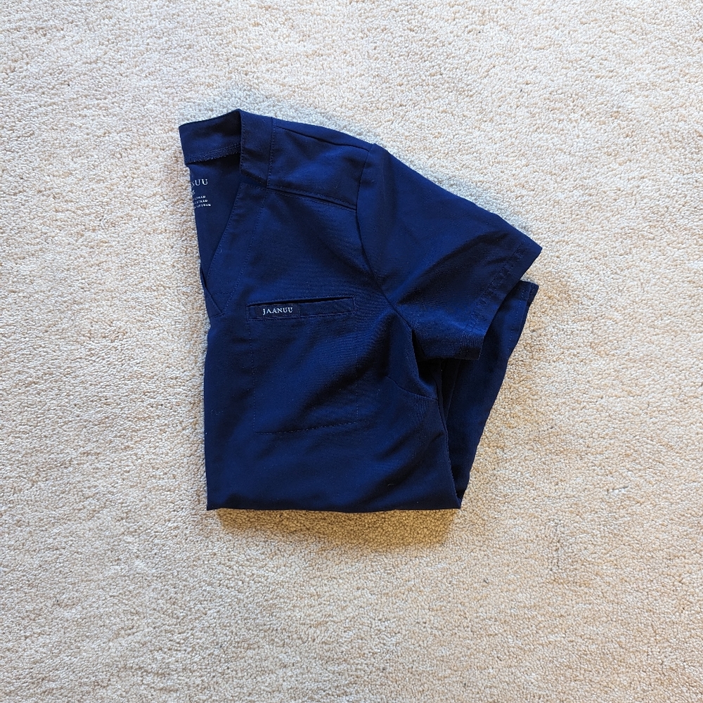 Navy Jaanuu Scrub Top